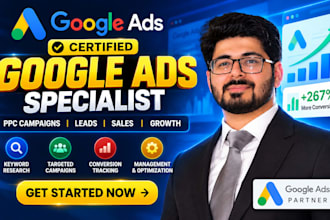 be google ads adwords PPC campaign advertising marketing expert, specialist
