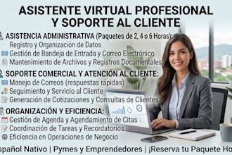 be your professional virtual assistant