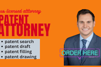 assist with patent search and patent application preparation