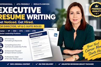 write an ats executive resume for director vp and c suite roles