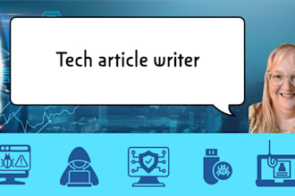 write professional cybersecurity, ai, and tech articles