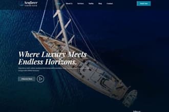build squarespace yatch rental website boat jeski website yatch holiday website