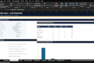 create a custom football manager scouting and squad planner in excel