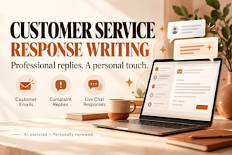 write customer service templates and faqs