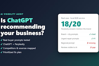 audit how chatgpt and perplexity recommend your local business