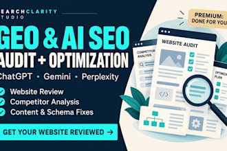 do GEO aeo ai SEO audit and chatgpt search visibility competitor analysis