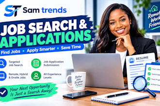 do job search job hunting job application for you