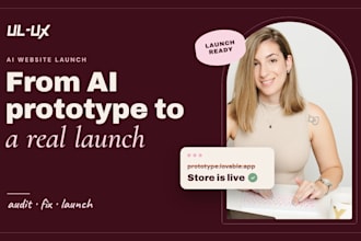 help you launch the website you built with ai