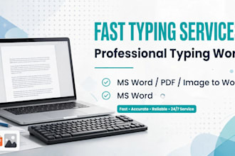 do typing work, assignments and data entry for you