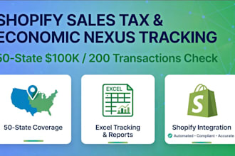 do shopify sales tax and economic nexus tracking