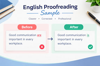 proofread and correct grammar in your english document