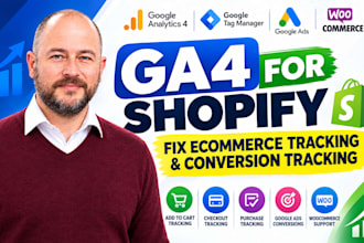 google analytics 4 for shopify fix ga4 ecommerce tracking, conversion tracking