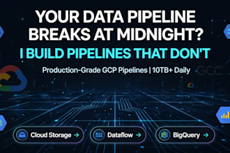 build a production gcp data pipeline with bigquery and dataflow
