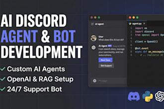 build custom ai discord bot and with ai integration