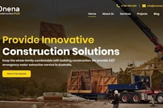 design squarespace stonework brick paver contractor website masonry website