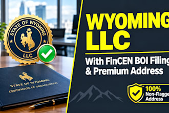 register wyoming llc with fincen boi compliance and US business address