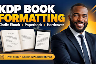 do KDP book formatting, paperback interior, kindle ebook, hardcover formatting