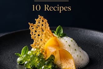 provide my molecular gastronomy ebook with 10 recipes