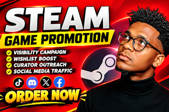steam game promotion game marketing steam wishlist boost steam game marketing