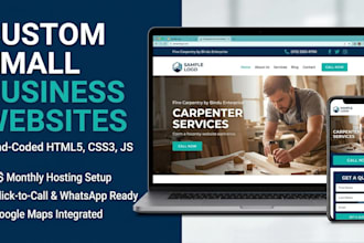 build a clean fast website for your local business