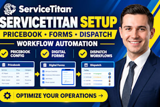 setup servicetitan pricebook forms dispatch and workflow automation