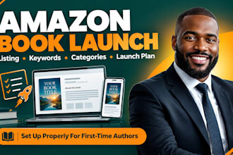 do amazon book launch, listing optimization, KDP keywords and book description
