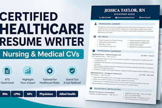 a certified nursing resume and CV