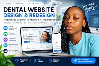 build a dental clinic website with appointment booking and ai chatbot