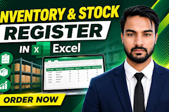 create an inventory and stock register in excel