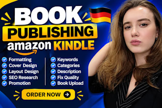 publish german book on amazon kindle kdp, kdp book formatting, book publishing