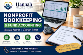 do california nonprofit bookkeeping and fund accounting