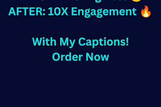 write viral social media captions and posts