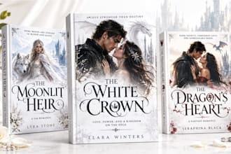 design custom romance, fantasy and mafia romance book covers