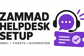 install and configure zammad helpdesk and email ticketing system
