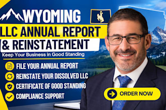 file your llc annual report and reinstate your wyoming llc