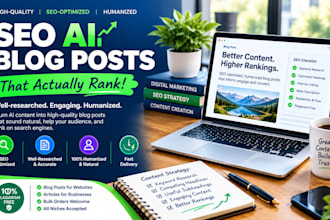 write an SEO ai blog post and humanize chatgpt content