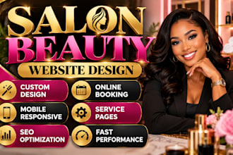 design beauty salon website hair salon spa website tanning website for you