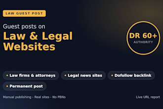 do law and legal guest posts with dofollow backlinks