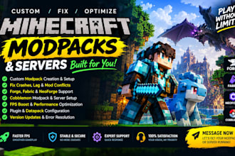 create fix and optimize minecraft modpacks forge fabric and cobblemon serve