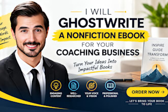 ghostwrite a nonfiction ebook for your coaching business