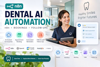 build dental clinic appointment and missed lead automation with n8n