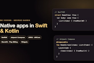 develop your native ios app in swift and swiftui