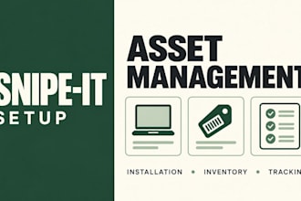 install and configure snipe it asset management and inventory tracking