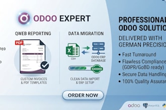 customize odoo invoice templates qweb pdf reports import data into odoo erp