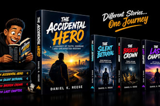 design or redesign your ebook and paperback covers with a custom modern look