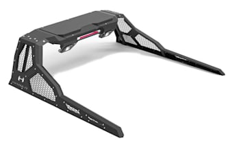 design truck bed cargo brackets, off road racks custom mounts cad in solidworks