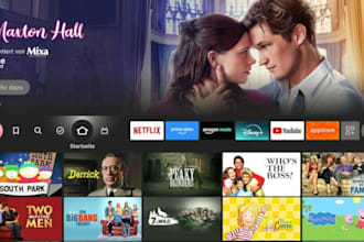 develop iptv app samsung tizen lgtv apple tv ios iptv app with admin pane