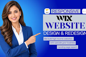 redesign wix studio website design development landing page expert xenbar