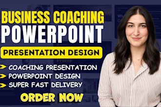 design business powerpoint presentation and coaching presentation design