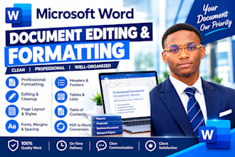 edit, format, and professionally redesign word documents